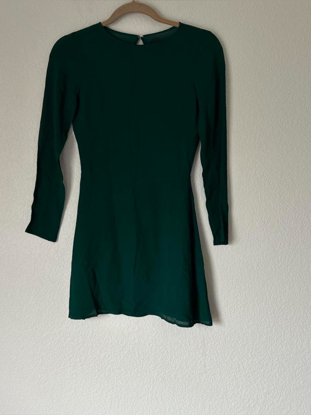 Reformation Mayra Dress in Emerald